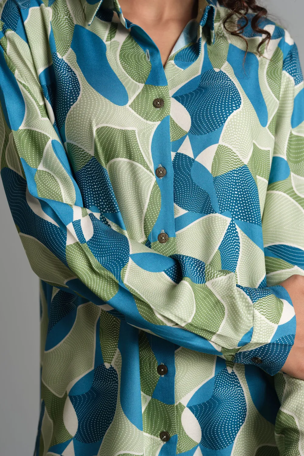 Casual Style Beauty Of The Blues Shirt