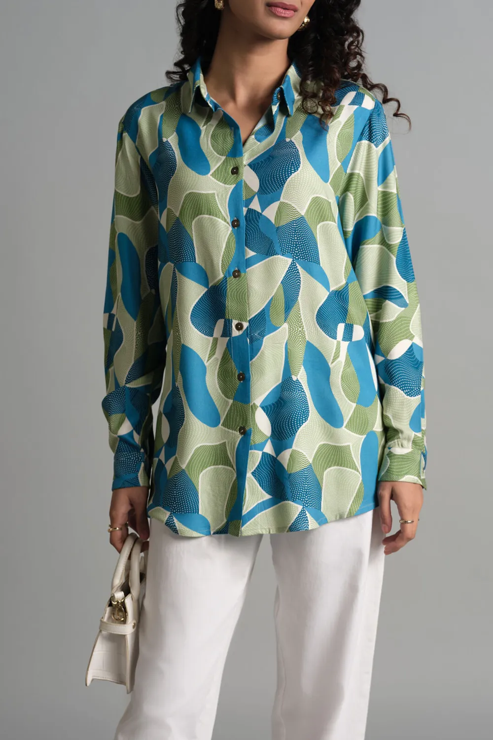 Casual Style Beauty Of The Blues Shirt