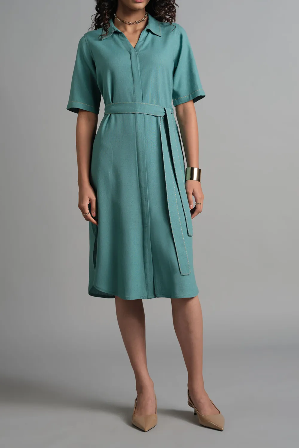 Casual Style Ocean Wave Dress